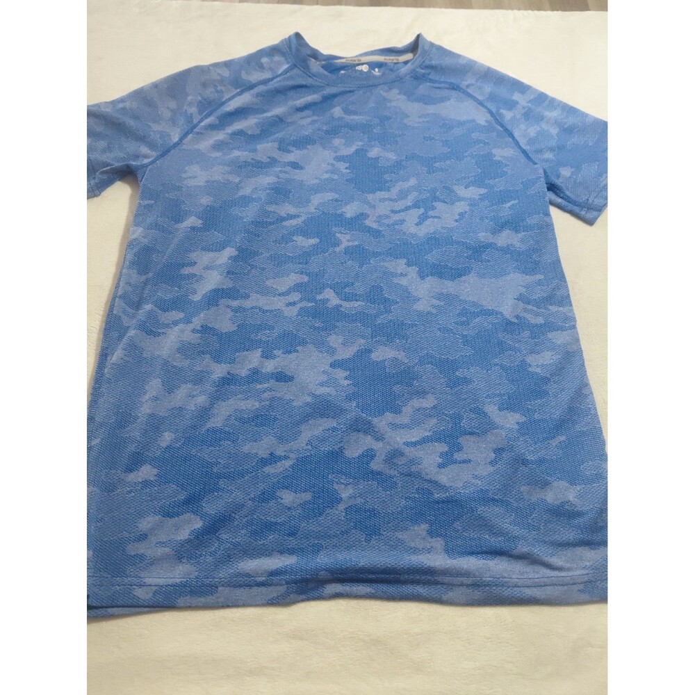 Solaris Blue Camo Dri Fit Short Sleeve Size Small